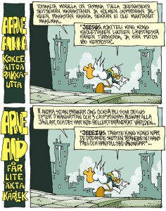 Otsakkeissa on tarvittu käsityötä, vaikka koko työ onkin tehty digitaalisesti.