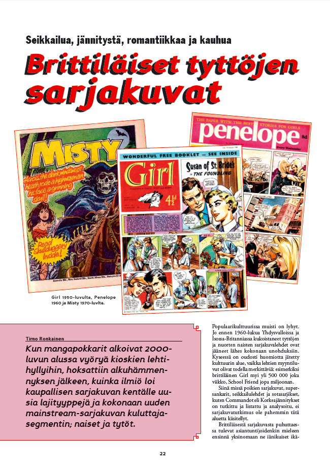 Brittiläiset tyttöjen lehdet